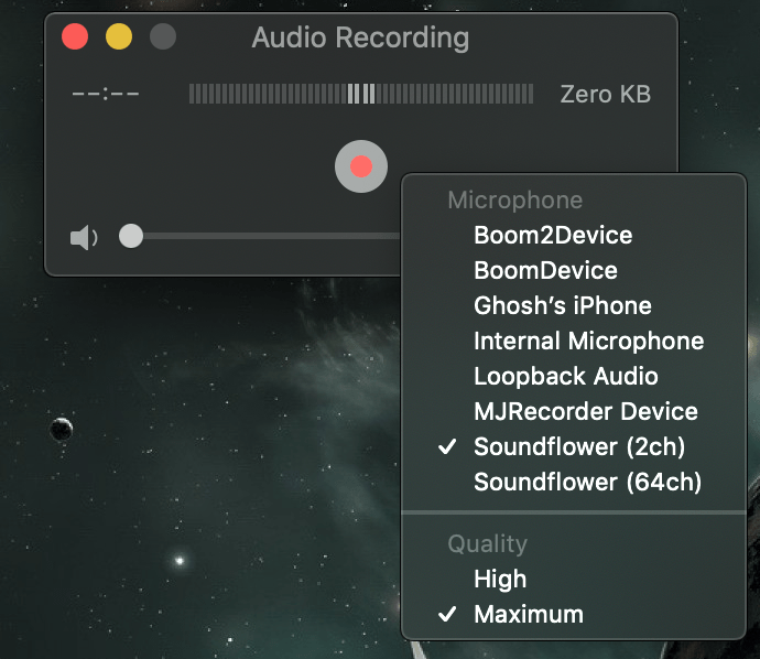 record streaming audio with sound siphon mac